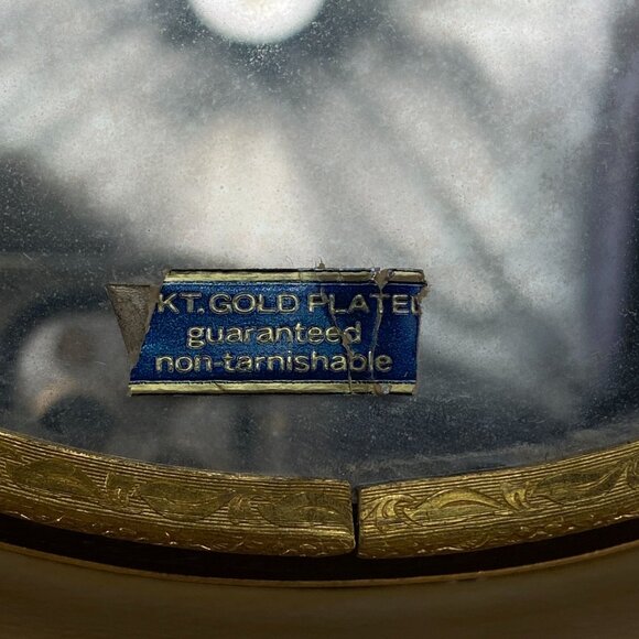 Vintage Matson Rose Lighted Makeup Mirror and Case - Picture 10 of 13